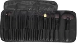 Make-up Kwasten Set - Professionele Kwasten - 24-delig Met Tasje - Cosmetica Kwasten - Zwart - Rheme -GlowBelle Verkoopwinkel 1200x680 4