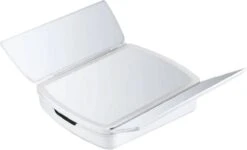 Merkloos Make-up Organizer Met Spiegel En LED Van METU-Online - Make Up Opberger - Make Up Spiegel Met Led Lamp - Makeup Opbergdoos - Make-up Spiegel Wit - Make Up Spiegel Met Verlichting En Usb - Make Up Koffer - Make Up Tafel - Make Up Organizer -GlowBelle Verkoopwinkel 1200x729 2