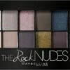 Maybelline The Rock Nudes Oogschaduwpallet- 12 Rock Nudes Blauw Tinten