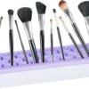 Make Up Organizer - Paars - Make Up Holder - Kwasten Organizer - Make Up Houder - Nagellak/Lipstick Organizer - Lippenstift Houder - Siliconen