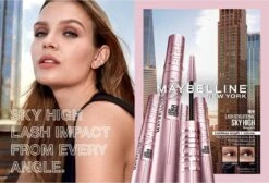 Maybelline Lash Sensational Sky High Waterproof - Zwart - Lengte Mascara - 6 Ml -GlowBelle Verkoopwinkel 1200x815 1