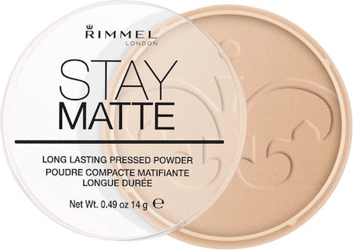 Rimmel London Stay Matte Pressed Powder - 004 Sandstorm - Powder 9 Rimmel London Stay Matte Pressed Powder - 004 Sandstorm - Powder - Afbeelding 9