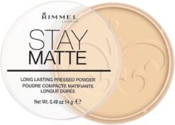 Rimmel London Stay Matte Pressed Powder - 001 Transparent - Powder -GlowBelle Verkoopwinkel 1200x854 3