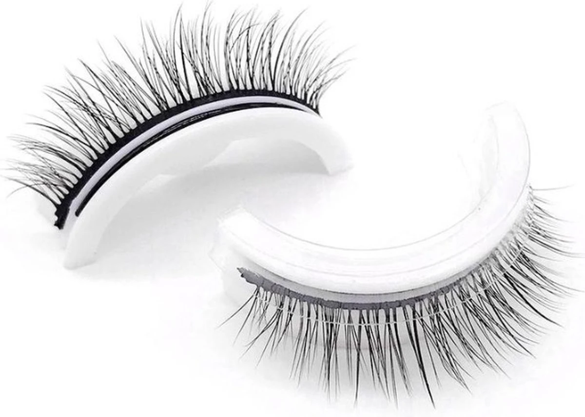 Nep Wimpers | Wimpers Zonder Lijm - Wasbaar- Waterbestendig - Windbestendig - Herbruikbaar - Extra Herbruikbare Plakrand-In Een Flits Mooi ||| 1 Nep Wimpers | Wimpers Zonder Lijm - Wasbaar- Waterbestendig - Windbestendig - Herbruikbaar - Extra Herbruikbare Plakrand-In Een Flits Mooi |||