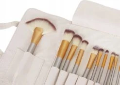 Professionele 18-Delige Make-Up Kwastenset - Cosmetica Visagie Makeup Kwasten Set - Mascara/Oogschaduw/Concealer/Foundation/Blush/Eyeliner/Highlighter/Poederkwast Beauty Brush - Countourkwast Make Up Brushes Borstels Penselen - Met Luxe Opberg Etui -GlowBelle Verkoopwinkel 1200x857 2