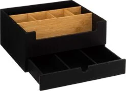 Five® - Make-up Organizer - Zwart - Medium - Zonder Lade - Sorteervakken -GlowBelle Verkoopwinkel 1200x874 1