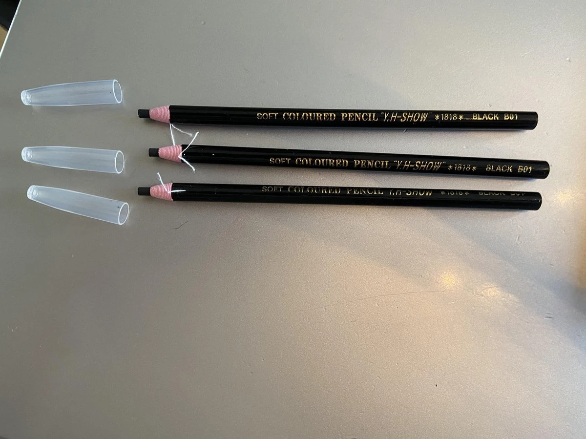 3 Stuks - Voortekenpotlood – PMU – Watervast Wenkbrauw Potlood – Permanente Make-up – PMU Potlood Zwart – Stripbaar Zwart Voortekenpotlood 3 3 Stuks - Voortekenpotlood – PMU – Watervast Wenkbrauw Potlood – Permanente Make-up – PMU Potlood Zwart – Stripbaar Zwart Voortekenpotlood - Afbeelding 3