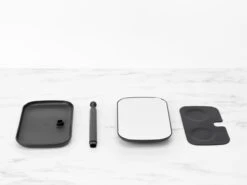 Brabantia ReNew Make-up Spiegel - Met Accessoireschaal - Dark Grey -GlowBelle Verkoopwinkel 1200x899 18