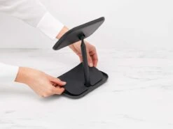 Brabantia ReNew Make-up Spiegel - Met Accessoireschaal - Dark Grey -GlowBelle Verkoopwinkel 1200x900 13