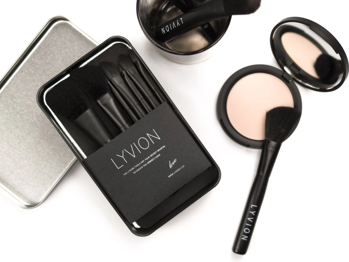 LYVION Professionele Make Up Kwasten Set - 7 Delig / Make Up / Make Up Koffer / Make Up Set / Make Up Kwasten / Make Up Kwasten Set 5 LYVION Professionele Make Up Kwasten Set - 7 Delig / Make Up / Make Up Koffer / Make Up Set / Make Up Kwasten / Make Up Kwasten Set - Afbeelding 5