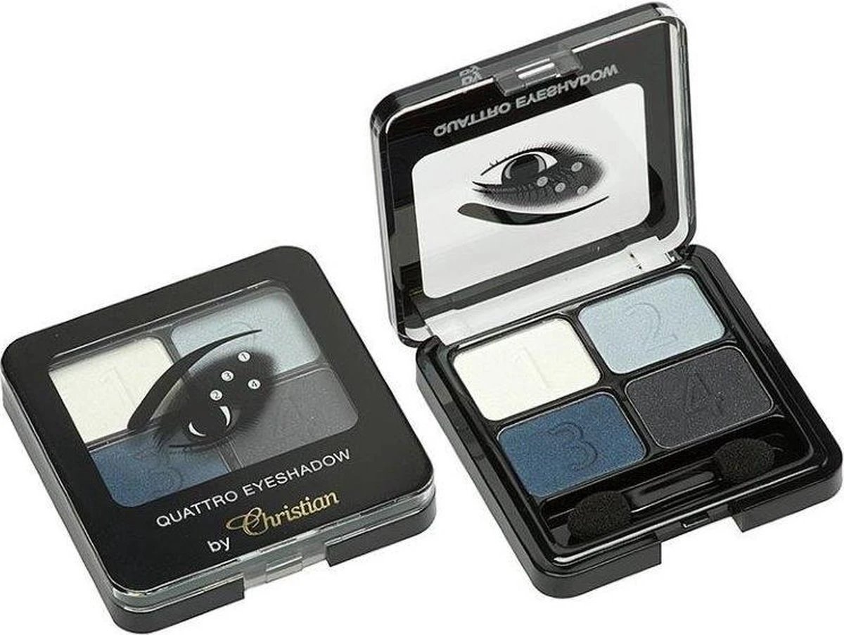 Christian Faye - Quattro Eyeshadow Blue 1 Christian Faye - Quattro Eyeshadow Blue
