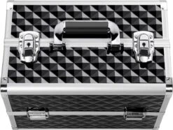 Make-upkoffer, Kapperskoffer, Cosmeticakoffer, Lege Nagelkoffer, Multikoffer, Afsluitbaar Voor Nageldesign/massageolie/fotoapparatuur, 34,7 X 22,2 X 25 Cm HMTM-YAHEE-411176 -GlowBelle Verkoopwinkel 1200x905 1