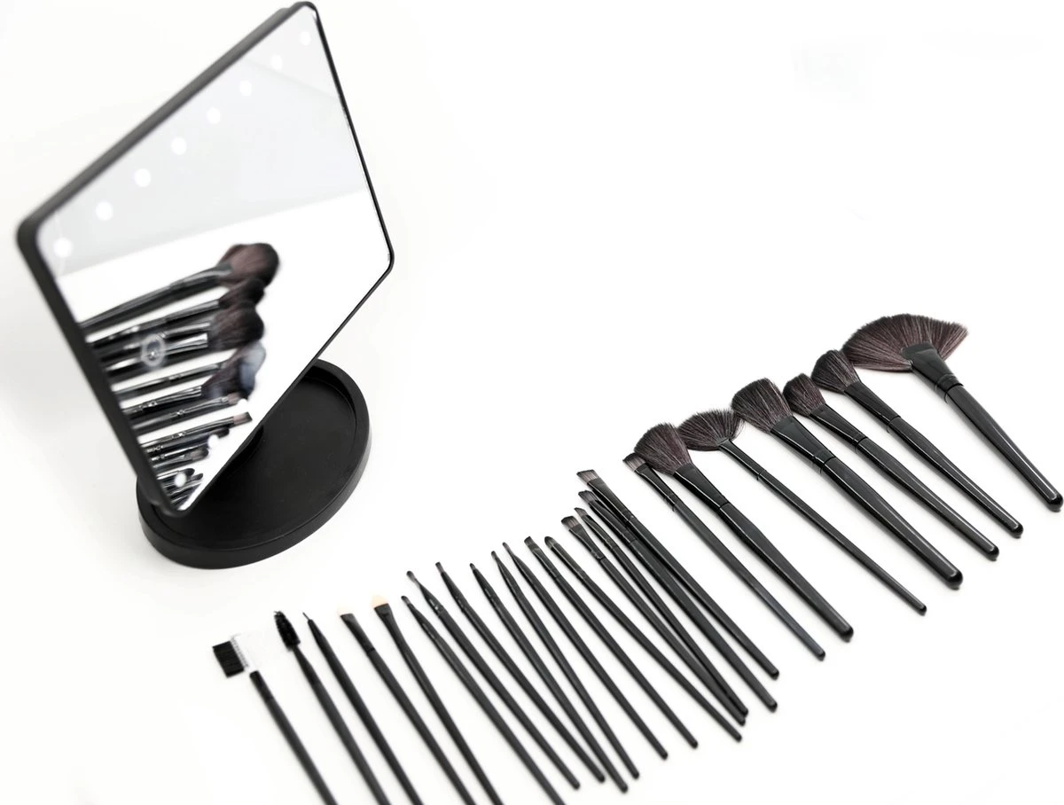 Cosmetica Visagie Make-up Kwasten Set - Professionele 24-Delige | Beauty Brush Kwasten Voor Mascara/Oogschaduw/Concealer/Foundation/Blush/Eyeliner/Highlighter/Poederkwast | Contourkwast Make-up Borstels Penselen 4 Cosmetica Visagie Make-up Kwasten Set - Professionele 24-Delige | Beauty Brush Kwasten Voor Mascara/Oogschaduw/Concealer/Foundation/Blush/Eyeliner/Highlighter/Poederkwast | Contourkwast Make-up Borstels Penselen - Afbeelding 4