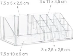 Confibel - Make-up Organizer - Cosmetica Organizer - Verstelbare Lades - Sieraden/Make-up - Cosmetica Opbergdoos - Transparant -GlowBelle Verkoopwinkel 1200x918 1
