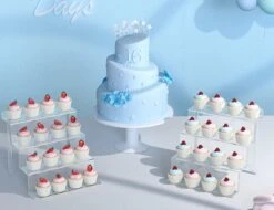 Janaden 4-traps Acryl Riser Display Standaard Voor Amiibo Funko POPS, Transparant Display Plank Organizer Cupcake Dessert Standaard Acryl Riser Voor Het Bekijken En Decoreren -GlowBelle Verkoopwinkel 1200x923 2