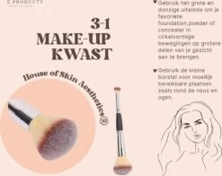 Foundation - Poeder - Make-up Kwast- Foundation Kwast - Concealer Kwast 3-in 1 - Must-have - Cadeau - Verjaardag - Populair - Trendy - Efficiënt - Tijdbesparend -GlowBelle Verkoopwinkel 1200x954 4