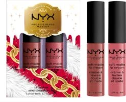 NYX Professional Makeup - Holidays 2022 Mrs Claus - Soft Matte Lip Cream Duo 02 - Roze 8 NYX Professional Makeup - Holidays 2022 Mrs Claus - Soft Matte Lip Cream Duo 02 - Roze -GlowBelle Verkoopwinkel 1200x972
