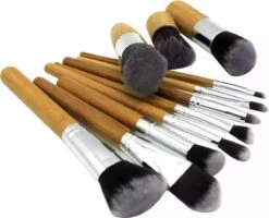 10-delig Bamboe Make-up Geschenkset- Make-up Kwasten - Make Up Brush- Poederkwast -Make Up Penselen Set -Foundation Kwast- Poeder Kwast- Concealer Brush- Lip Brush -GlowBelle Verkoopwinkel 1200x974 1