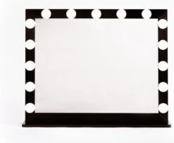 Make Up Spiegel Met Verlichting | Vivo | Hollywood Spiegel | Zwart | Touch | 3 Standen | 70x54 -GlowBelle Verkoopwinkel 1200x985 3