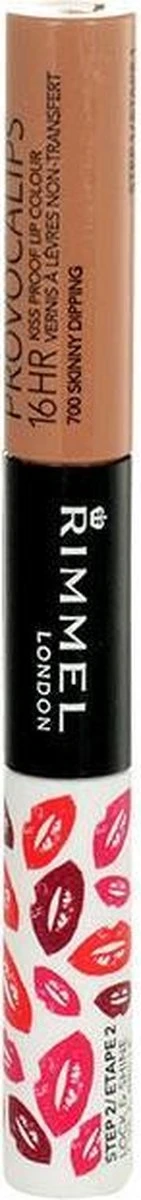 Rimmel London Provocalips Kiss Proof 16 Hr Liquid Lip - 700 Skinny Dipping - 7 Ml - Nude 14 Rimmel London Provocalips Kiss Proof 16 Hr Liquid Lip - 700 Skinny Dipping - 7 Ml - Nude - Afbeelding 14
