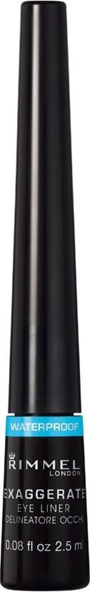 Rimmel London Rimmel Exaggerate Waterproof - Zwart - Eyeliner 7 Rimmel London Rimmel Exaggerate Waterproof - Zwart - Eyeliner - Afbeelding 7