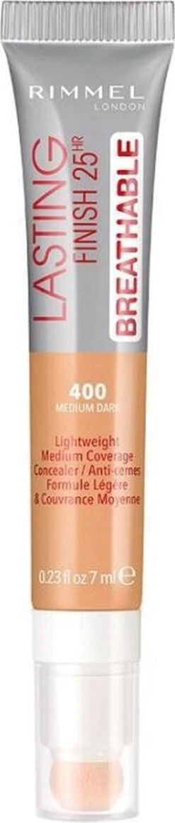 Rimmel London Rimmel Lasting Finish Breathable - 400 Natural Beige - Concealer -GlowBelle Verkoopwinkel 255x1200