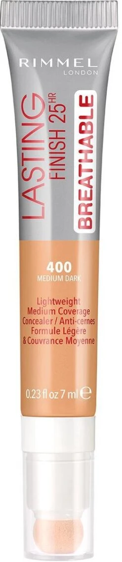 Rimmel London Rimmel Lasting Finish Breathable - 400 Natural Beige - Concealer -GlowBelle Verkoopwinkel 262x1200 1