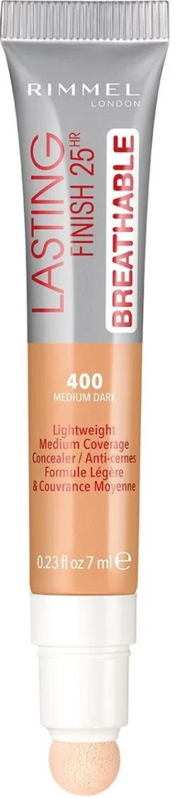 Rimmel London Rimmel Lasting Finish Breathable - 400 Natural Beige - Concealer -GlowBelle Verkoopwinkel 263x1200