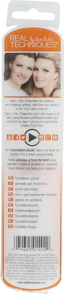Real Techniques Foundation Brush - Make-up Kwast -GlowBelle Verkoopwinkel 264x1200 5
