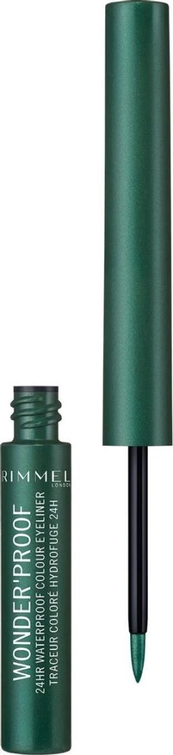 Rimmel London Rimmel Wonder'proof Liner Eyeliner - 003 Green -GlowBelle Verkoopwinkel 275x1200 6