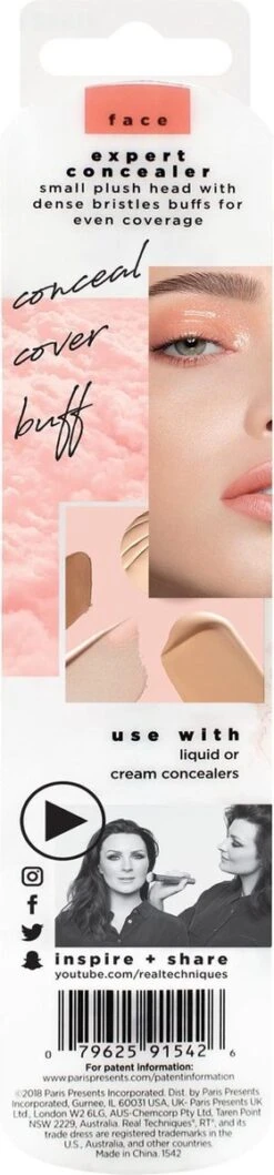 Real Techniques Expert Concealer Brush - Concealer Kwast -GlowBelle Verkoopwinkel 280x1200 3