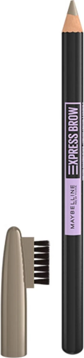 Maybelline New York - Express Brow Shaping Pencil - 05 Deep Brown - Bruin Wenkbrauwpotlood En Borstel 1 Maybelline New York - Express Brow Shaping Pencil - 05 Deep Brown - Bruin Wenkbrauwpotlood En Borstel