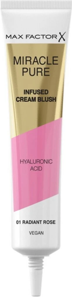 Max Factor Miracle Pure Vegan Blush - 001 Radiant Rose -GlowBelle Verkoopwinkel 291x1200 3