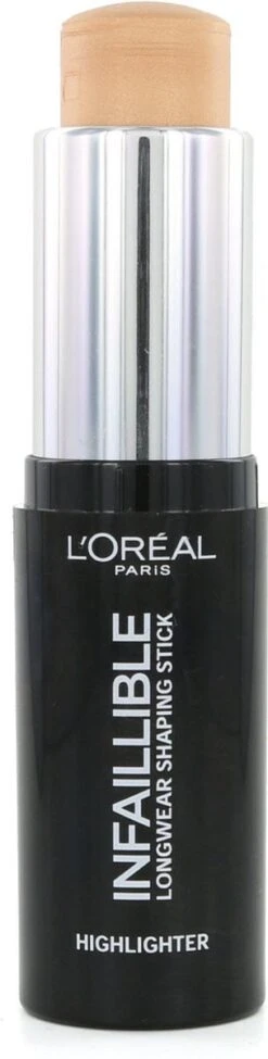 L'Oréal Infallible Longwear Shaping Highlighter Stick - 502 Gold Is Cold -GlowBelle Verkoopwinkel 304x1200 5