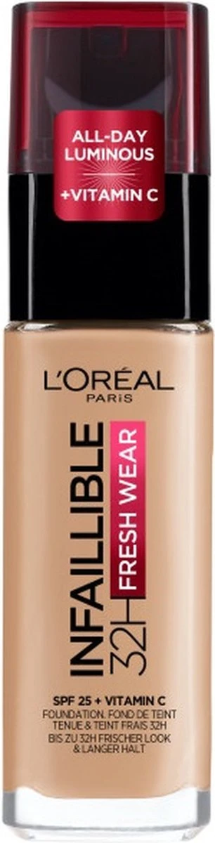 L'Oréal Paris Infaillible 24H Fresh Wear Foundation - 140 Golden Beige - Langhoudend 5 L'Oréal Paris Infaillible 24H Fresh Wear Foundation - 140 Golden Beige - Langhoudend - Afbeelding 5