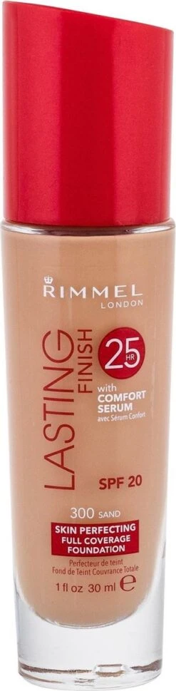 Rimmel London Lasting Finish Foundation - 300 Sand -GlowBelle Verkoopwinkel 306x1200 3