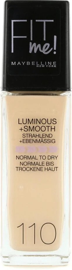Maybelline - Fit Me Luminous & Smooth Foundation - Porcelain 110 8 Maybelline - Fit Me Luminous & Smooth Foundation - Porcelain 110 -GlowBelle Verkoopwinkel 322x1200 2