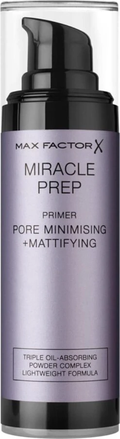 Max Factor Miracle Prep Primer Pore Minimising & Mattifying - 30 Ml -GlowBelle Verkoopwinkel 330x1200