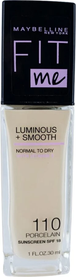Maybelline - Fit Me Luminous & Smooth Foundation - Porcelain 110 7 Maybelline - Fit Me Luminous & Smooth Foundation - Porcelain 110 -GlowBelle Verkoopwinkel 331x1200