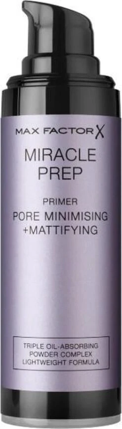Max Factor Miracle Prep Primer Pore Minimising & Mattifying - 30 Ml -GlowBelle Verkoopwinkel 343x1200