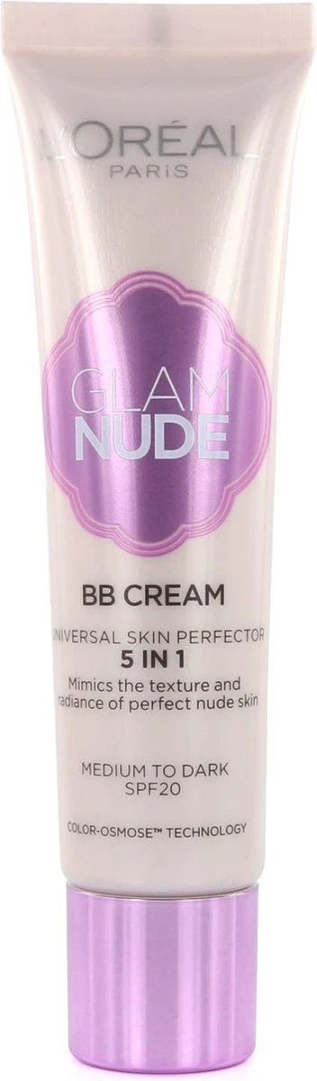 L'Oréal Glam Nude BB Cream - Medium To Dark Skin 1 L'Oréal Glam Nude BB Cream - Medium To Dark Skin