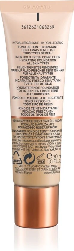 Vichy Minéralblend Foundation - 09 Agata - 30ML - Natuurlijke Dekking -GlowBelle Verkoopwinkel 355x1200 8