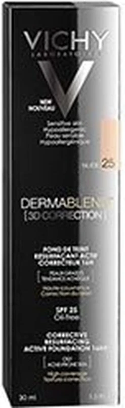 Vichy Dermablend 3D Foundation Correctie 35 - 30ml - Reliëf Corrigerend -GlowBelle Verkoopwinkel 369x1200 3