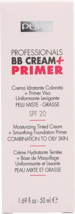 Pupa Milano BB Cream + Primer For Combination To Oily Skin - 001 Nude -GlowBelle Verkoopwinkel 425x1200