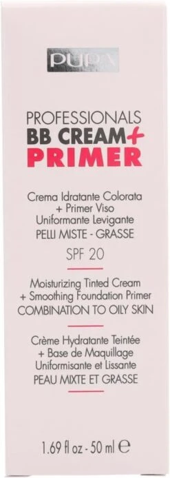 Pupa Milano BB Cream + Primer For Combination To Oily Skin - 001 Nude -GlowBelle Verkoopwinkel 427x1200 2
