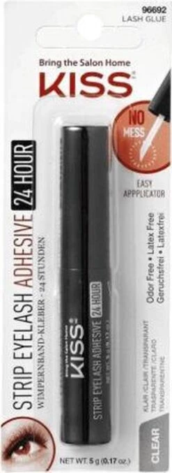 KISS - Strip Eyelash Adhesive 24 Hour Clear -GlowBelle Verkoopwinkel 438x1200 7