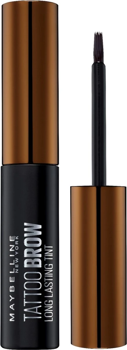 Maybelline New York Tattoo Brow Peel-Off Wenkbrauwgel - 2 Medium Brown - Bruin 13 Maybelline New York Tattoo Brow Peel-Off Wenkbrauwgel - 2 Medium Brown - Bruin - Afbeelding 13