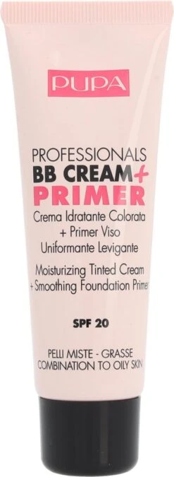 Pupa Milano BB Cream + Primer For Combination To Oily Skin - 001 Nude -GlowBelle Verkoopwinkel 439x1200 4
