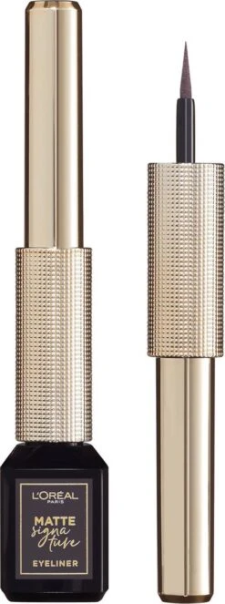 L'Oréal Paris Matte Signature Eyeliner Van Superliner – Matte Liquid Eyeliner – Waterproof - 06 Greige Signature – Grijs 17 L'Oréal Paris Matte Signature Eyeliner Van Superliner – Matte Liquid Eyeliner – Waterproof - 06 Greige Signature – Grijs -GlowBelle Verkoopwinkel 447x1200 3