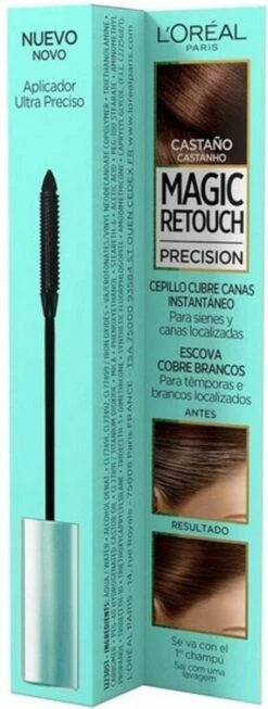 L'oréal Paris Magic Retouch Cepillo Cubre Canas #castaño 8 Ml -GlowBelle Verkoopwinkel 454x1200 1